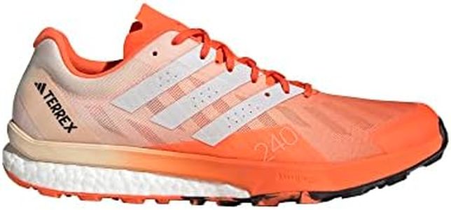 adidas Terrex Speed Ultra Trail Running Shoes Men's, Impact Orange/Crystal White/Black, 13 US