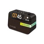 Pure MOMENT Alarm Clock Radio with DAB+ & Bluetooth - Black