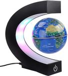 Mfancy Magnetic Levitation Floating Globe with LED Lights - World Map, Cool Tech Gifts for Men/Fathers/Husbands/Kids/Bosses, Great Gift Ideas for Modern Home and Office Decor, Educational Desk Toy