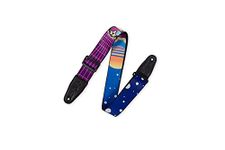 Levy's MPD2-119 2” Wide Polyester Guitar Strap with Cyber Cat Motif, One Size