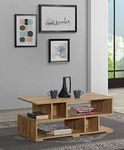 DeckUp Plank Siena Engineered Wood Coffee Table (Wotan Oak, Matte Finish)