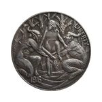 Kocreat COPY 1916 U.S Hobo Coin - Devil and Girl Silver plated REPLICA Morgan Dollar Souvenir Coin Challenge Coin Lucky Coin
