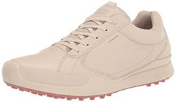 ECCO Women's Biom Hybrid Original Hydromax Water Resistant Golf Shoe, Limestone, 9-9.5