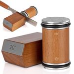 Rolling Knife Sharpener for Kitchen Knives - Rolling Knife Sharpening - Knife Sharpener Tool Kit Offers Sharpening Stone - Birthday Gift for Women Men