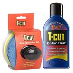 T-Cut Dark Blue Scratch Remover Color Fast Paintwork Restorer Car Polish - 500ml plus a Wax Applicator Set with Handle * 13 Colours Available