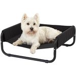 Bunty Sided & Raised Dog Bed Small Size - Chew Resistant, Waterproof and Cooling Elevated Dog Bed Cot with Steel Frame, Portable Pet Bed for Indoor, Outdoor and Camping Use