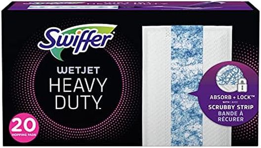 Swiffer WetJet Extra Power with Mr. Clean MagicEraser Hardwood Floor Cleaner, Spray Mop Pad Refill, 20 Count