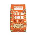 Profusion Organic Vegan Pea and Fava Protein Chunks, 125g - High Protein & Gluten-Free - Soya-Free Meat Substitute