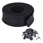 M-D Building Products 3723 Garage Door Bottom Rubber, 9 Feet, Black