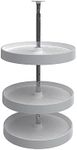 Rev-A-Shelf Polymer Full Circle 3-Shelf Lazy Susan for 34" H Corner Base Cabinets