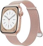 Compatible with Apple Watch Band 38mm 40mm 41mm 42mm 44mm 45mm 49mm Women Men, Adjustable Stainless Steel Strap with Strong Magnetic Bracelet for iWatch Bands Ultra 2/1 Series 9/8/7/6/5/4/3/2/1/SE