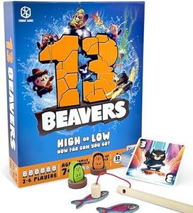13 Beavers Board Game: Fun Family Board Game for Ages 7+ | 2-6 Players | Best New Board Games for Kids, Teens and Adults