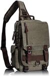 Leaper Canvas Messenger Bag Sling B