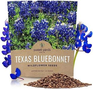 Texas Bluebonnet Wildflower Seeds - Bulk 1/2 Ounce Packet - Over 500 Native Seeds - Texas State Flower!