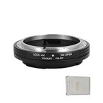 PHOLSY Lens Mount Adapter Manual Focus with Aperture Lever, Only Macro Shots, Compatible with Canon FD FL Mount Lens to Canon EOS EF-Mount Camera Body, FD to EOS, FD to EF