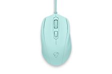 Mionix MNX-01-26007-G Castor Ice Cream-6 Button Ergonomic Optical Gaming Mouse Blue-Perfect for Esports Made for Gamers and Artists-Blue Cable Color-Native 5000 Dpi