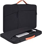 Dynotrek Arrival 14 Inch Laptop Sleeve Case Cover Computer Bag with Handle for Chromebook/Stream/Inspiron/IdeaPad/Acer Spin 3/ZenBook MacBook Pro Water-Resistant (Charcoal Black)