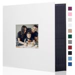 Miaikoe Photo Album 6x4 1000 Pockets Slip in Large Capacity Album for Family Wedding Anniversary Linen Album Book Holds 1000 Horizontal and Vertical 10x15cm Photos(1000 Pockets, White)