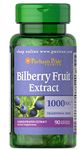 Puritan's Pride Bilberry 4:1 Extract 1000 mg-90 Softgels