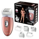 Panasonic ES-ED93 Wet & Dry Cordless Epilator for Women with 6 attachments