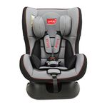 LuvLap Sports Convertible Car Seat for Baby & Kids, New Born to 4 Years, Forward facing & rearward facing, 3 adjustable recline levels, European Safety Standard certified, Side impact guard-Grey/Black