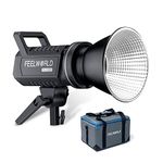 FEELWORLD FL125D 125W Video Studio Light with 5600K Continuous Day Light CRI96+ TLCI97+ 48500lux@1m for Cinema, Live Streaming, Photography, Videography, Weddings, Interviews