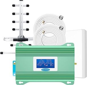 Cell Phone Signal Booster Verizon AT&T Signal Booster T Mobile Cell Signal Booster Sprint Cricket ATT Cell Phone Booster Band 2/4/5/12/13/17 for All US Carriers