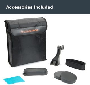 Celestron SkyMaster 25x70mm Binoculars – Porro Prism, Multi-Coated Lens, Black