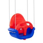 Baybee Baby Swing Chair for Kids, Adjustable Baby Swing Toy with Backrest & Rope | Jhula for Kids | Baby Hanging Jhula Swing Chair for Kids Indoor Outdoor 1 to 3 Years Boy Girl (Adjustable Blue)