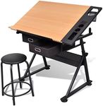 'vidaXL Adjustable Drawing Table wi