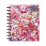 Happy Planner Disc-Bound 12-Month Jan.–Dec. 2025 Daily, Weekly, and Monthly Planner, Big Size, Horizontal Layout, Serene Garden, 72 Pages, 12 Dividers, 2 Sticker Sheets, 21.59 x 27.94 cm (8.5" x 11")