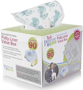 Kalencom Potette Plus Potty Seat Liners with Magic Disappearing Ink Value Box - 90 Liners