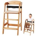 VEVOR Wooden High Chair for Babies 