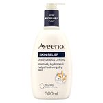 Aveeno Skin Relief Moisturising Lotion, Soothes Skin From Day 1, Body Lotion for Very Dry and Irritable Skin Care, 500ml, Label/packaging may vary