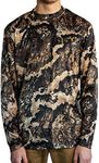 HOT SHOT Men’s Camo Hunting Long Sleeve Shirt – Quick Dry Performance Shirt, Veil Whitetail, XX-Large