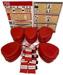 10 Pocket CPR Hard Case Mask, 10 Layperson CPR Charts & 10 CPR Keychains