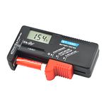 VOKTTA Digital Battery Tester Household Battery Checker for AA AAA C D 9V 1.5V Small Batteries Button Cell BT-168D