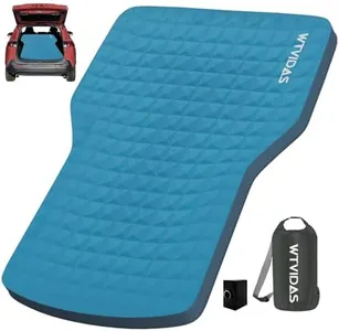 WTVIDAS Tesla Model Y Self Inflating Mattress with Solid Foam & Air Pump,Portable SUV Car Sleeping Mattress,Foam Camping Mattress for Tesla,3.2”Thick