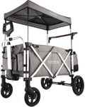 Fuxtec CTL900 Kids folding Wagon - Versatile Foldable Handcart, Perfect for Family Outings, Durable & Easy to Transport, 4 wheels Bollerwagen Design, GREY - Multiple Colours Available