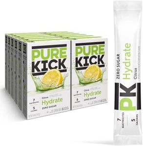 PURE KICK Hydration Singles To Go Drink Mix, Citrus