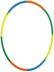 DealBindaas Octa Hula Hoop - Adjustable 4-Size Exercise Ring for Adults, Kids & Women - 18-29" Interlocking Hoola Hoop Set