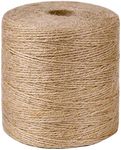 PH PERKHOMY Jute Twine String 1800 Feet Natural Thin Twine for Craft Gardening Plant Gift Wrapping Tag Art Wedding Home Decoration Packing Material Christmas Twine Bulk (1800 FT * 2mm (3Ply))