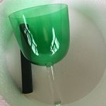 4th Octave 5.75 inch Light green Color Crystal Singing handle bowl 1 pc in perfect 432HZ Standard Perfect Heart chakra for sound healing/yoga/meditation