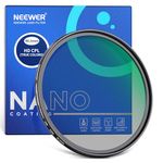 NEEWER 40.5mm True Colors Polarizer Filter HD Optical Glass Double Sided 30 Layer Nano Coatings Circular Polarizing Filter(CPL) Aluminum Frame/Water Repellent/Scratch Resistant/Anti Fingerprint