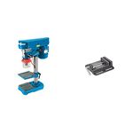 Silverline 350W Bench Drill Press/Pillar Drill 250mm (10") 230V (262212) & 292674 Drill Press Vice 100 mm