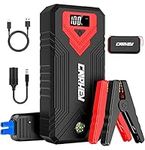 CARHEV 3000A Jump Starter Power Pack, 24000mAh Car Battery Booster Jump Starter (up to 8.0L Gas and 8.0L Diesel Engine), 12V Car Jump Starter Power Bank with LCD Display and USB Quick Charge 3.0