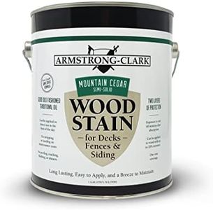 Armstrong Clark Deck and Wood Stain (1 Gallons, Mountain Cedar Semi-Solid)