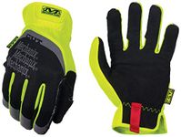 Mechanix Wear: FastFit E5 Work Gloves - Cut Resistant, Touch Capable (Medium, Black/Fluorescent Yellow)