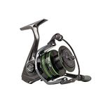 Mitchell MX3 Spinning Reel, Fishing Reel, Spinning Reels, Allround Fishing,Freshwater Fishing Spin Reel - Perch, Trout, Pike, Zander, Unisex, Grey/Green, 3000S FD