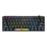 Corsair K70 PRO Mini Wireless RGB 60% Mechanical Gaming Keyboard (Fastest Sub-1ms Wireless, Swappable Cherry MX Speed Keyswitches, Durable Aluminum Frame and PBT Double-Shot Keycap) Black